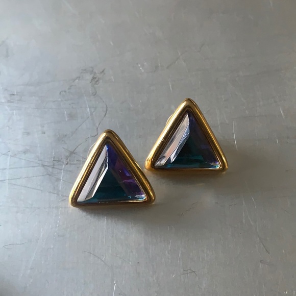 Iridescent earrings - Picture 1 of 2